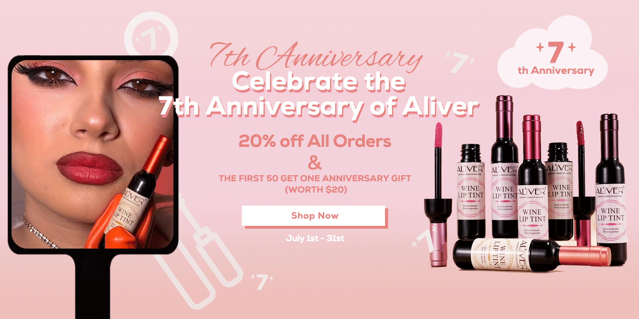 Celebrate the 7th Anniversary of Aliver