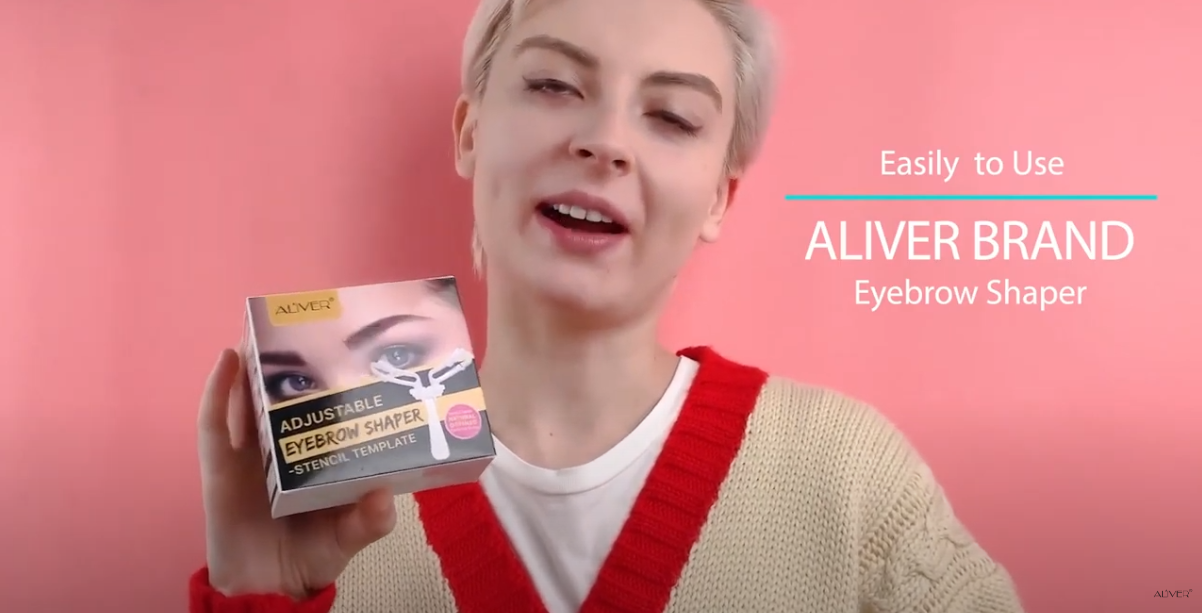 Aliver eyebrow shaper |Reusable And Easy Eyebrow Shaping Template!