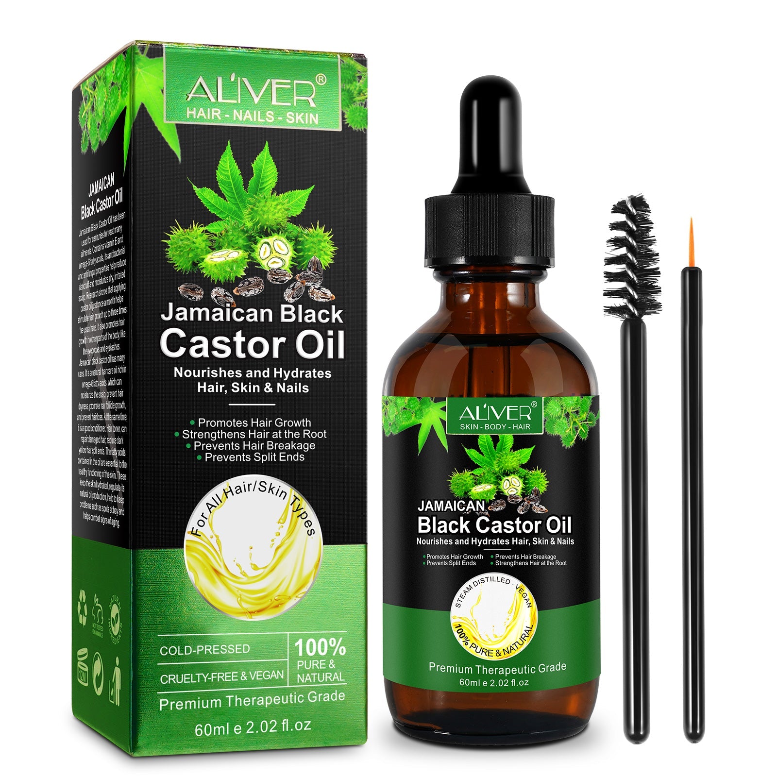 Castor Aa Aliver Jamaican Black Castor Oil – ALIVER