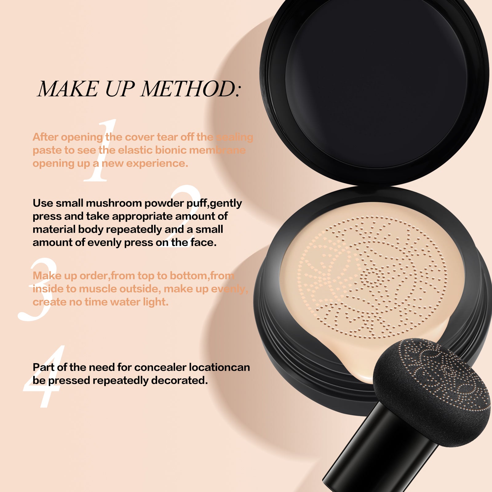 POOSHIMENCUU Mushroom Head Air Cushion CC Cream