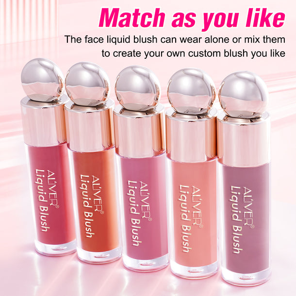 Aliver Face Cream Liquid Blush Makeup – ALIVER