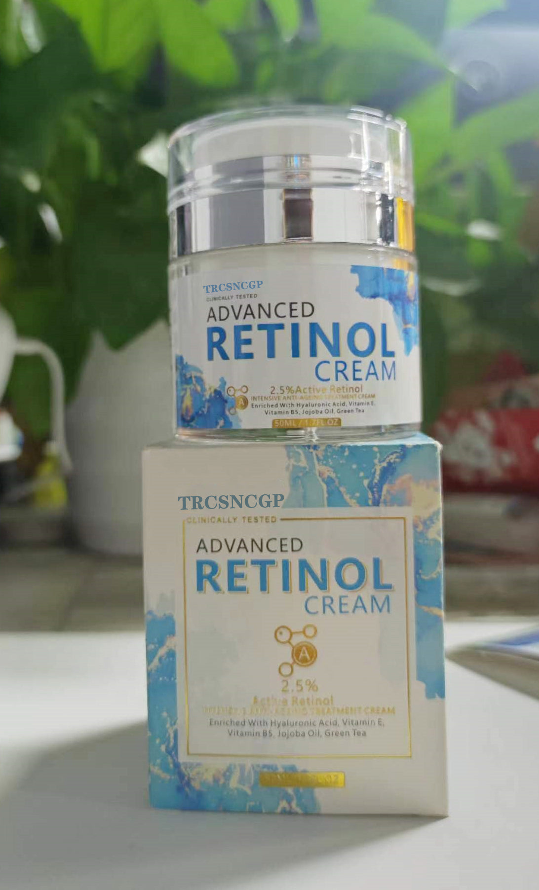 TRCSNCGP Retinol Cream for Face with Hyaluronic Acid