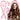 Tivlon 5 Pieces Velvet Fabric Heatless Curling Set-60in Extra Long Heatless Curlers for All Hair Types- Soft Material to Sleep in-Pink