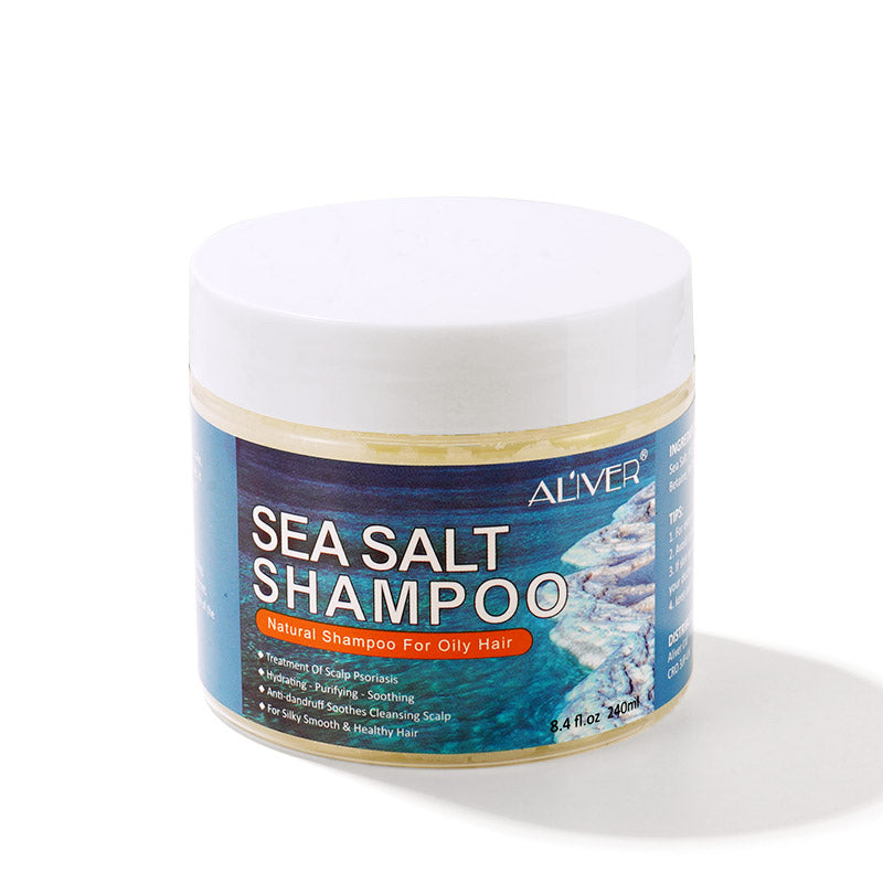 blotte bibliotek Susteen Aliver Sea Salt Shampoo for Scalp Itchy Scalp and Dandruff Scalp Clean –  Aliver Beauty|Aliver.com