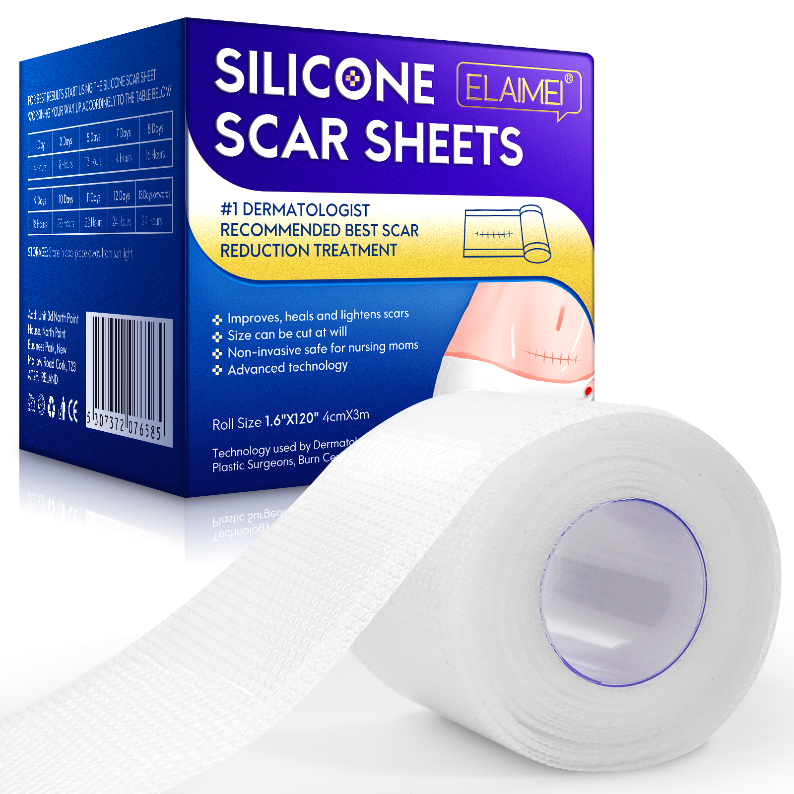 Scar Fx Silicone Sheeting - Prevent and Manage Problem Scarring