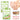 Aliver Cucumber Exfoliating Foot Peel Mask 1/3/5 Pcs