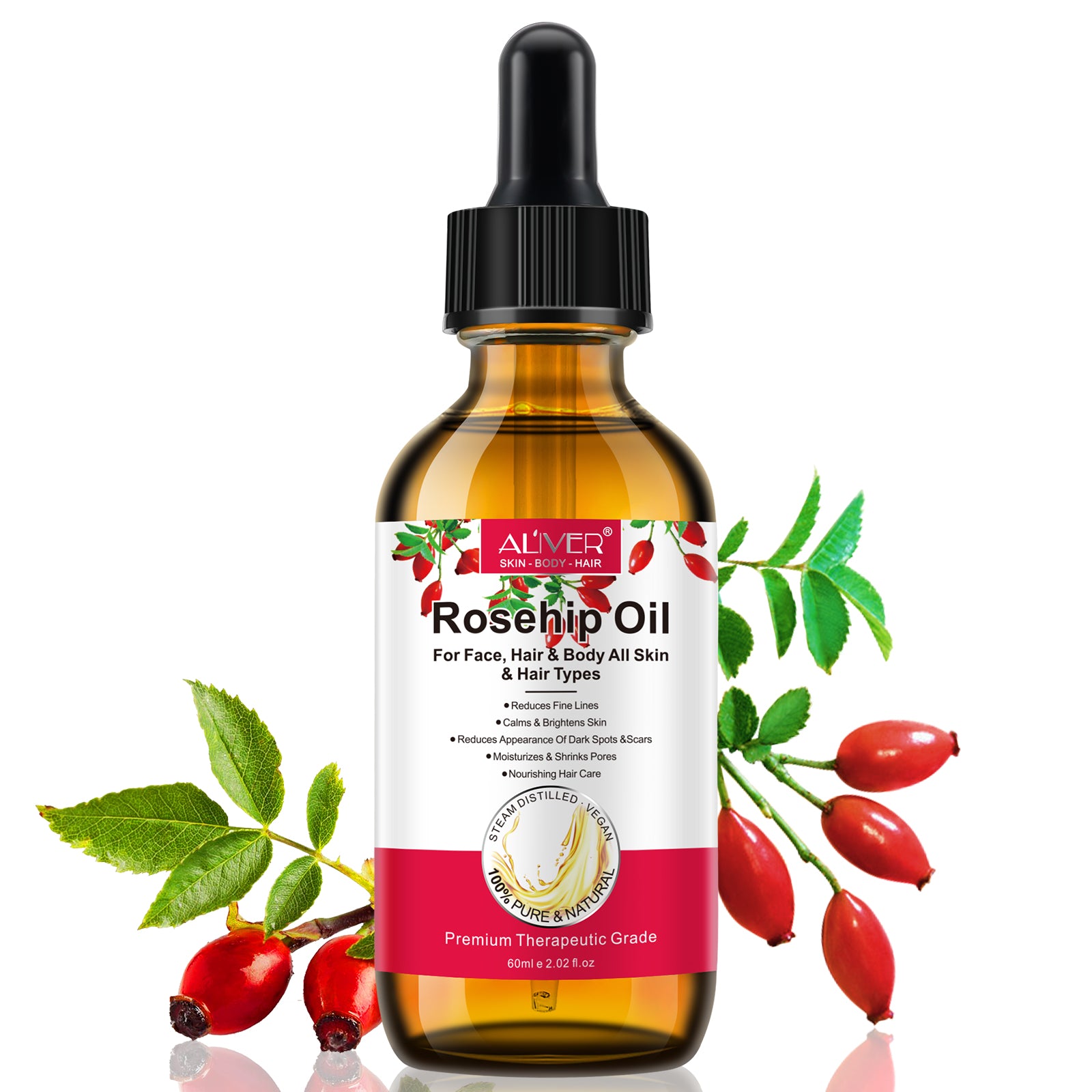 pure rose hip seed oil Aliver Rosehip Oil – ALIVER