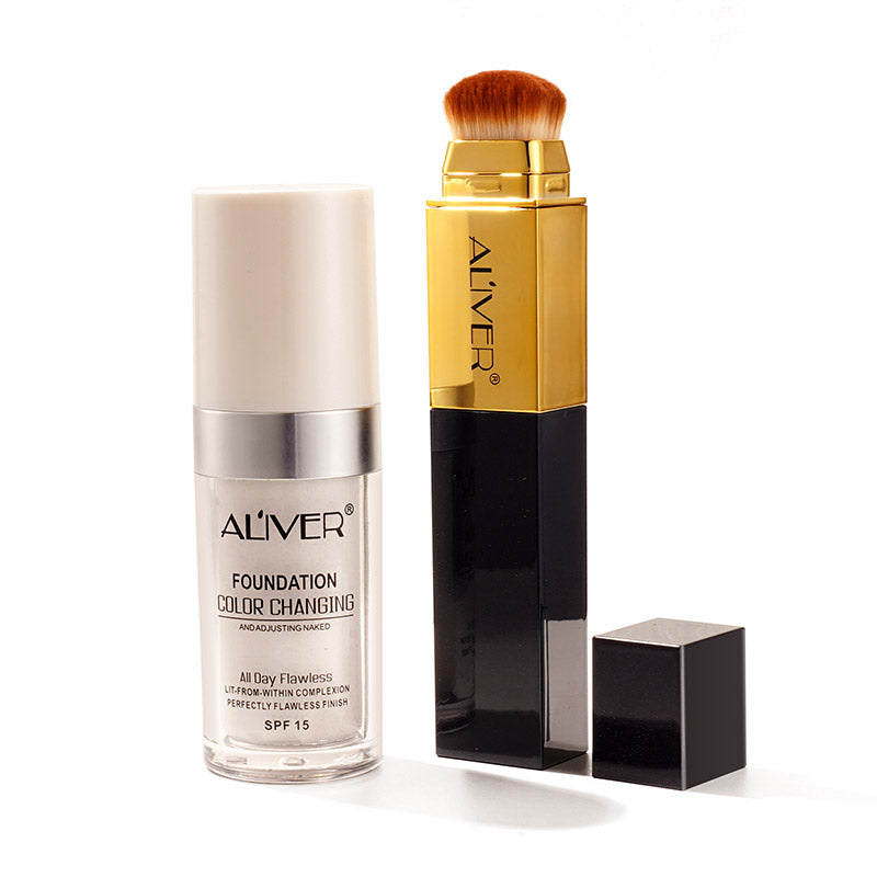 Aliver Flawless Colour Changing Foundation Concealer Cover Cream Sets –  Aliver Beauty
